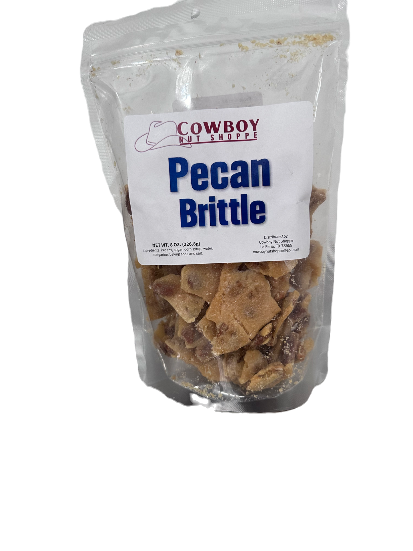 Pecan Brittle 1/2 pound bag image 0