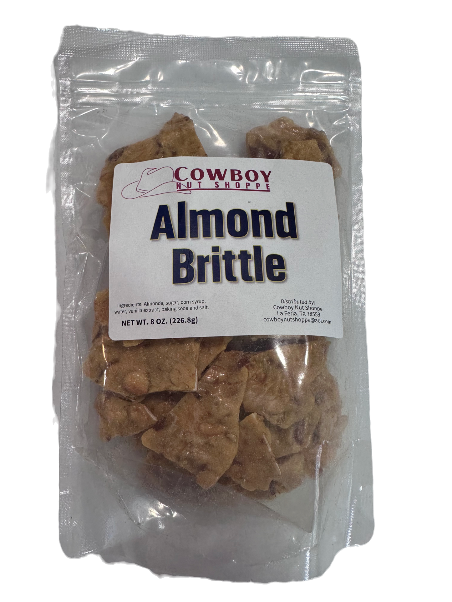 Almond Brittle 1/2 pound Bag image 0