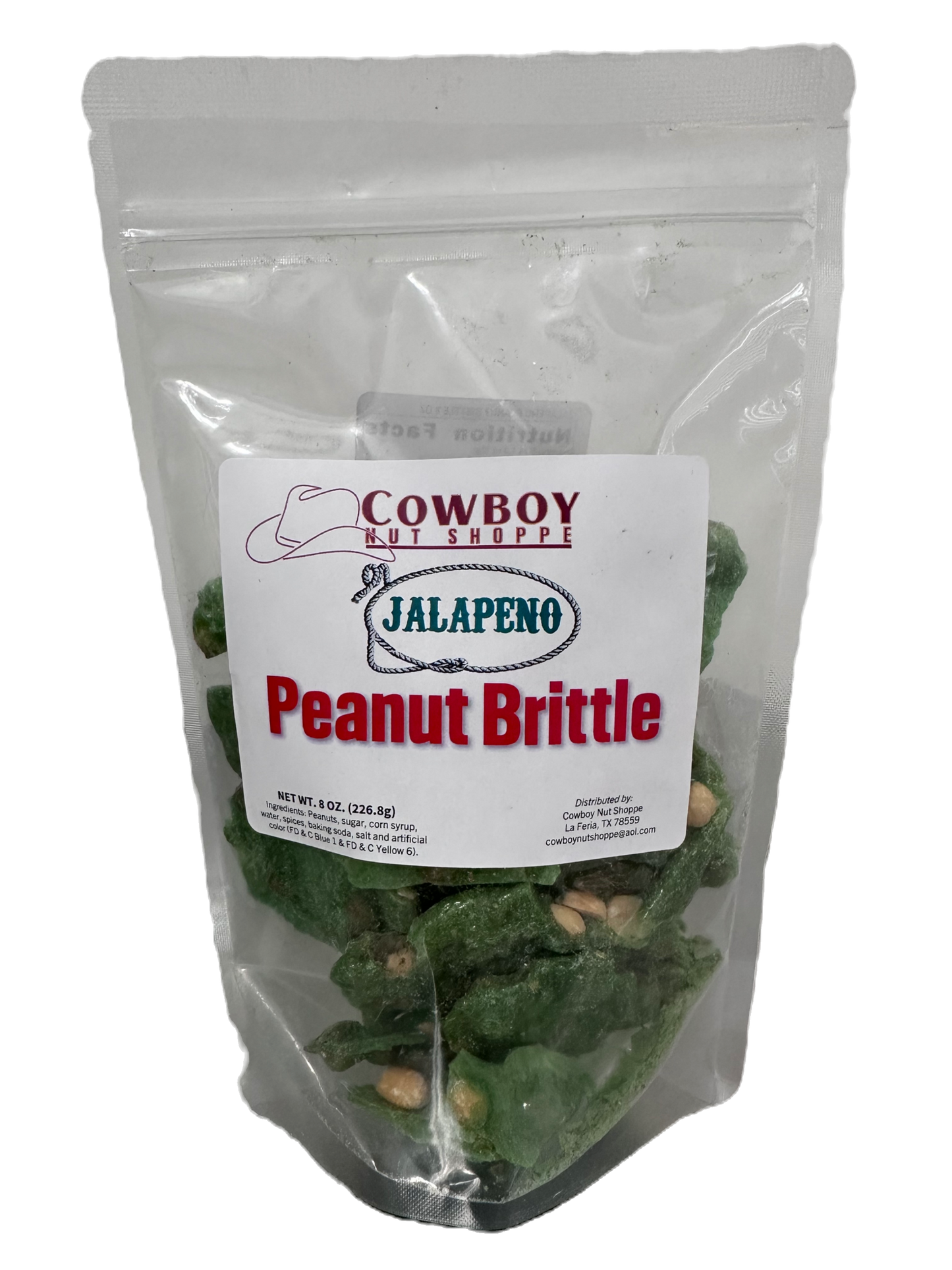 Jalapeño Peanut Brittle 1/2 pound bag image 0