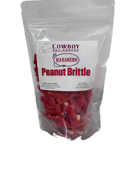 Habanero Peanut Brittle 1/2 pound Bag image 0